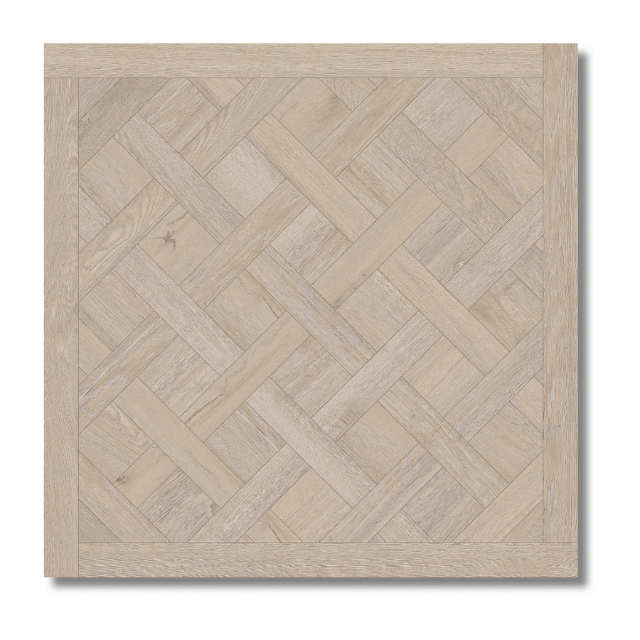 Natural wood tone porcelain floor tile polished finish