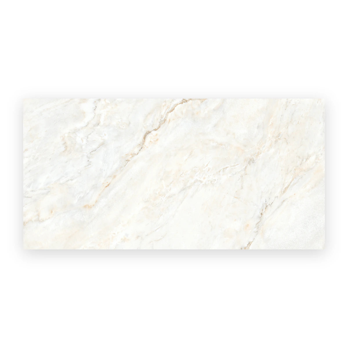 Delicato Bianco polished porcelain wall and floor tile surface
