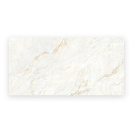 Elegant white marble effect porcelain wall and floor tiles
