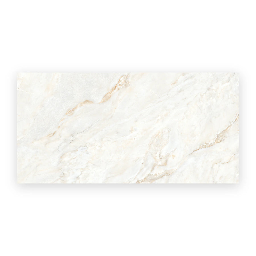 Elegant white marble effect porcelain wall and floor tiles