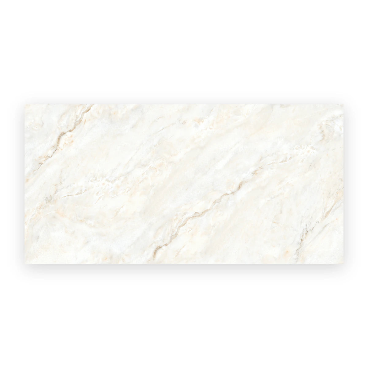 Contemporary white porcelain marble effect wall and floor tiles