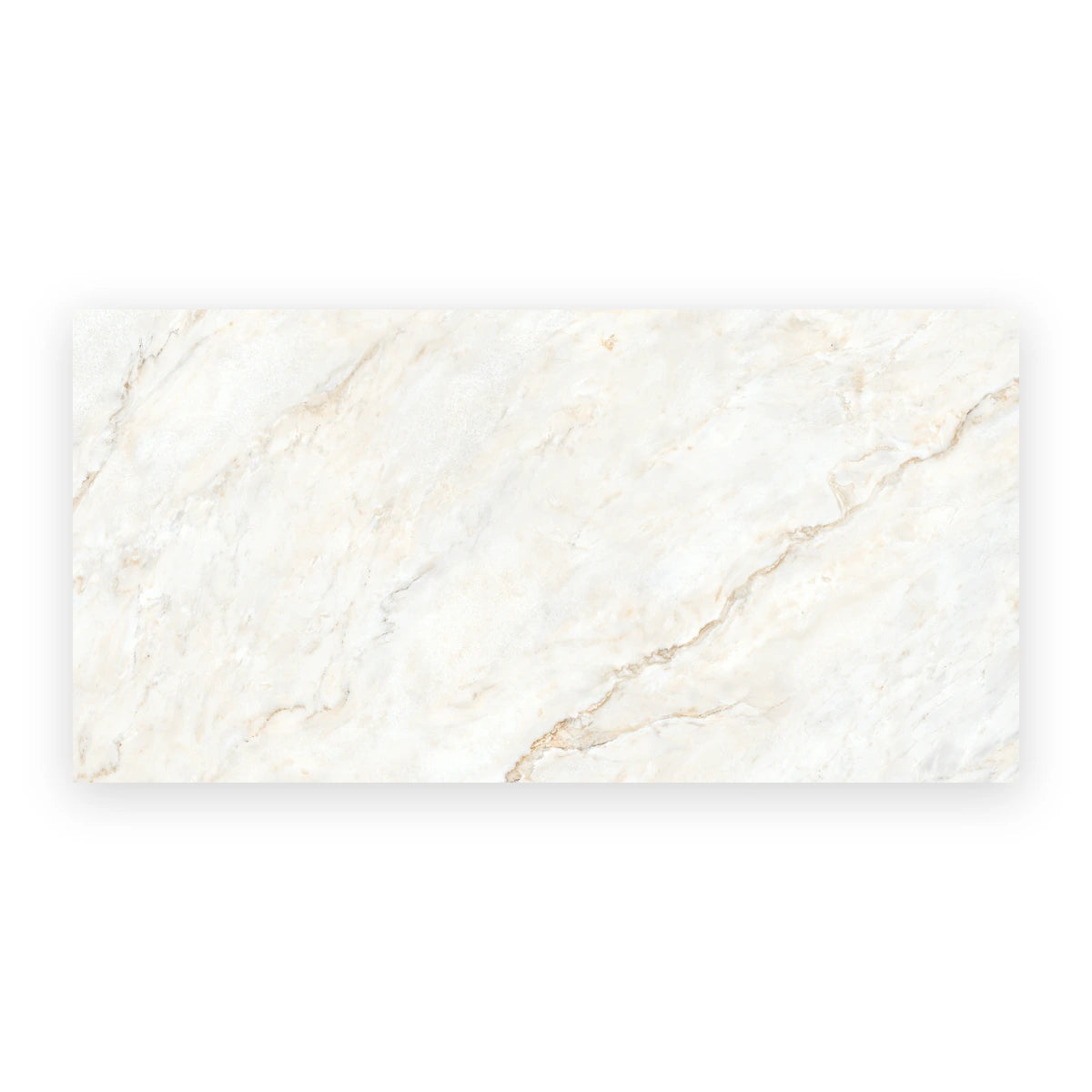 White porcelain polished marble effect wall and floor tiles