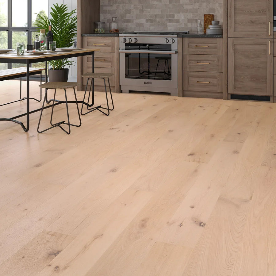 Sandbrook Natural Oak Engineered Wood Flooring in a room setting