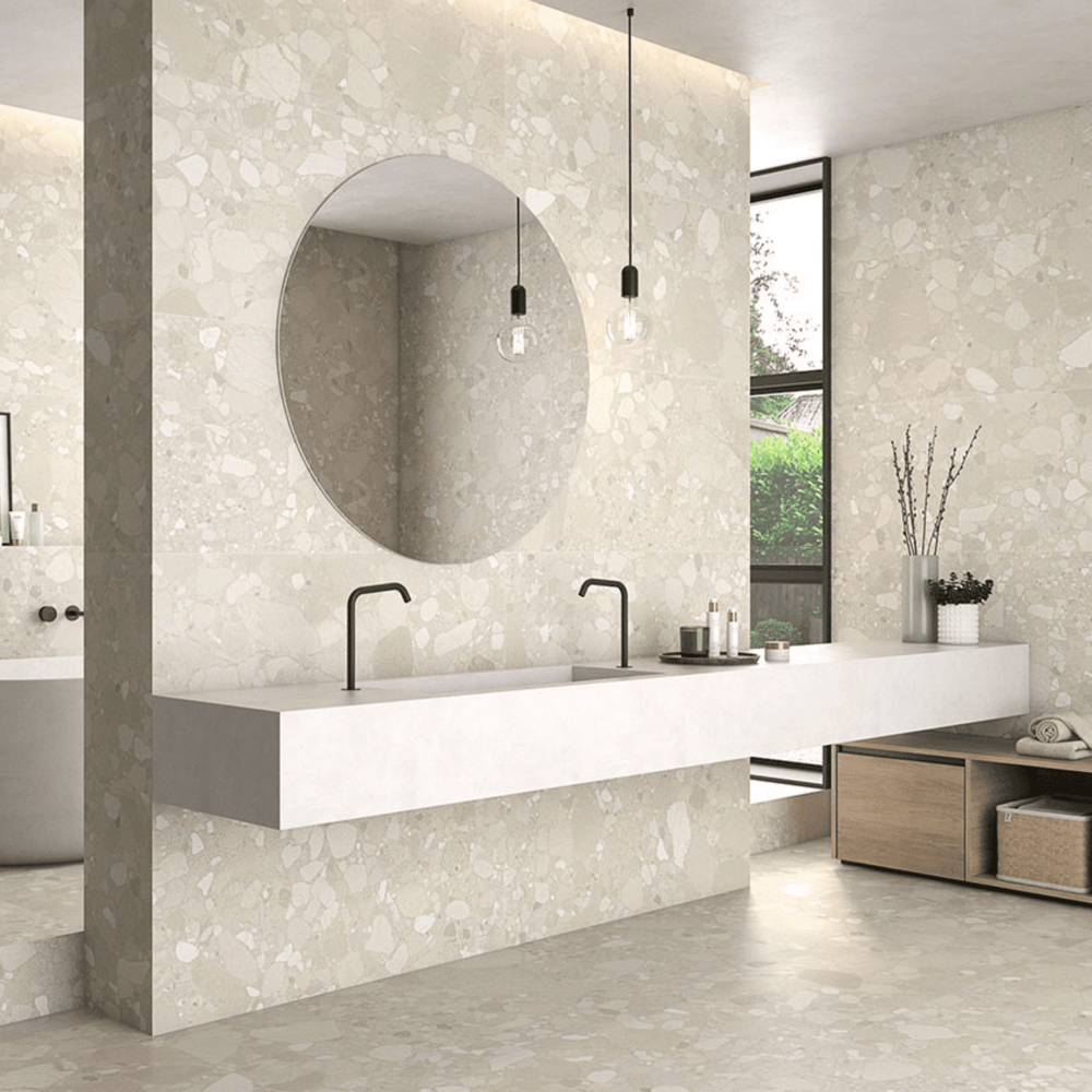 Denver Blanco white floor tile