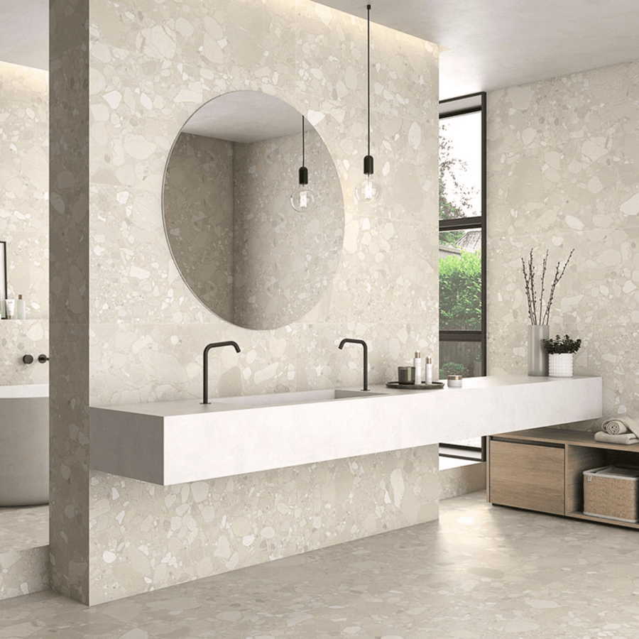 Denver Blanco white floor tile