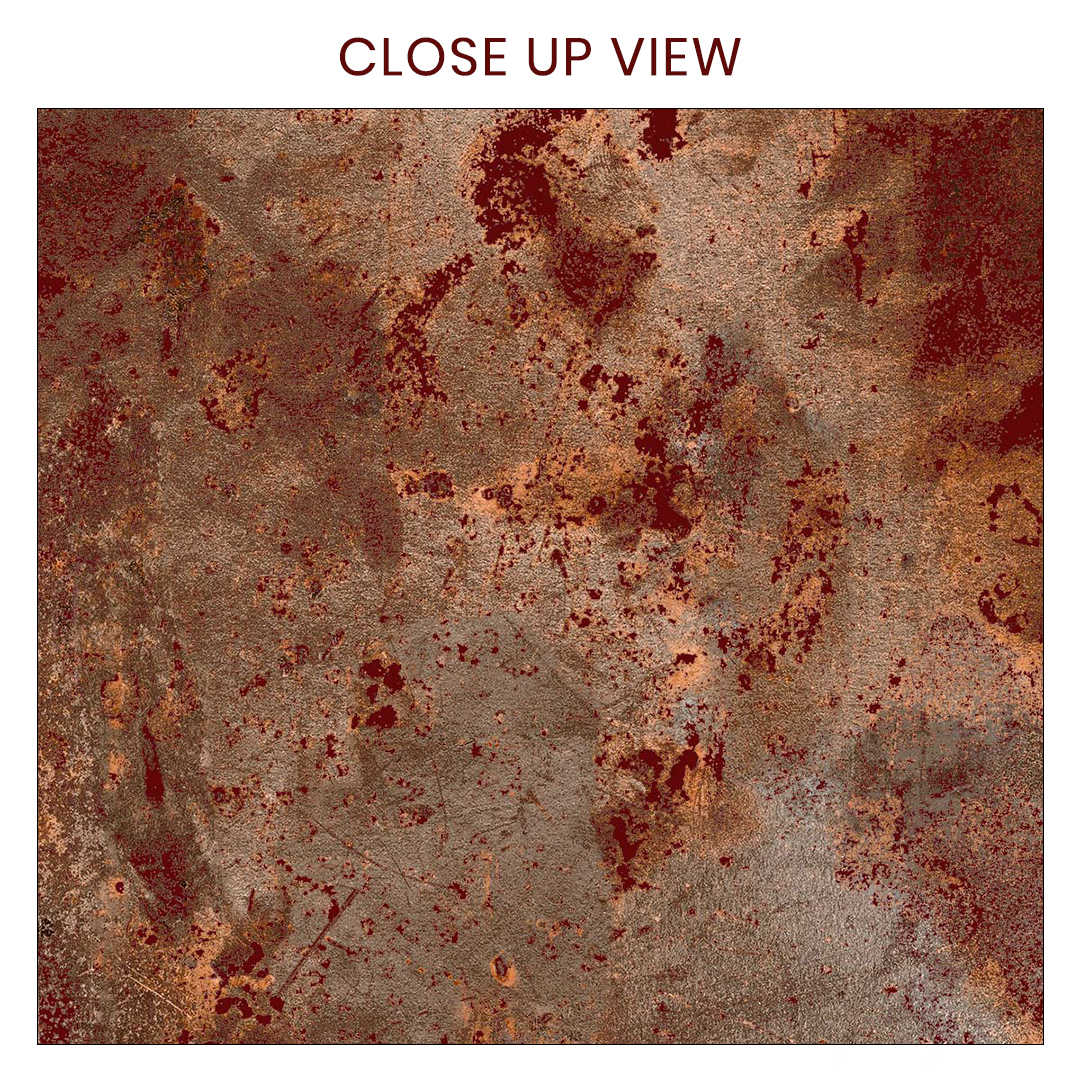 Dior Earth Brown 600x1200 Matt Metal Effect Porcelain Tile - Close Up