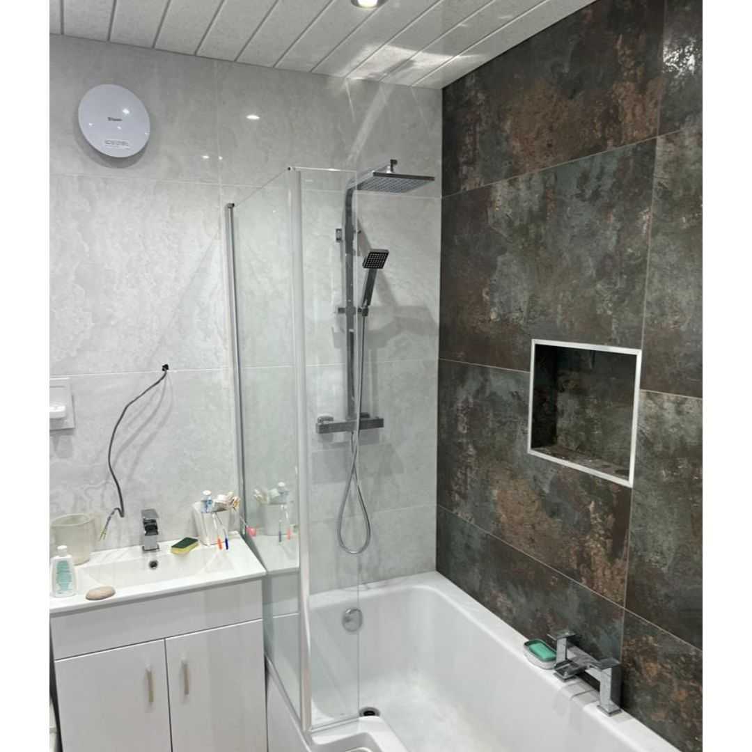 Dior Teal Green 600X1200 Metal Effect Porcelain Tile - Real 2