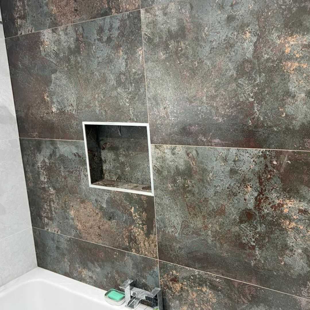 Dior Teal Green 600X1200 Metal Effect Porcelain Tile - Real