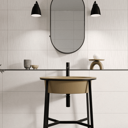 Elegant Dual White tiles for walls and floors