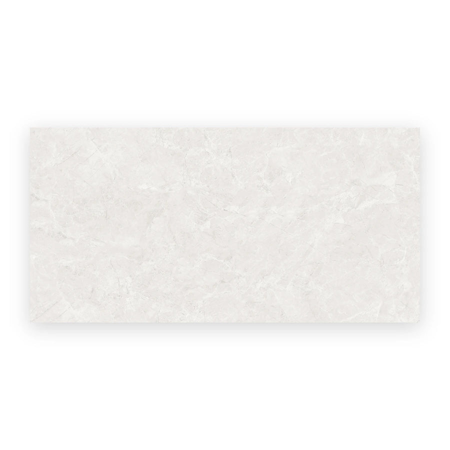 Polished Bianco porcelain wall and floor marble tiles