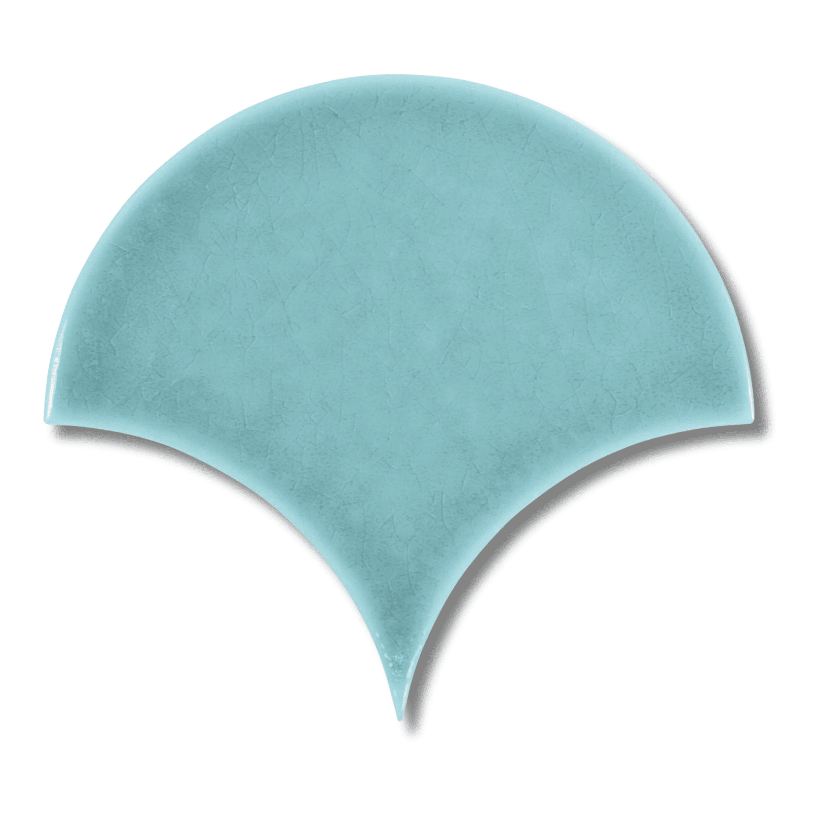 ESCAMAS DYNAMIC Celeste glossy tiles