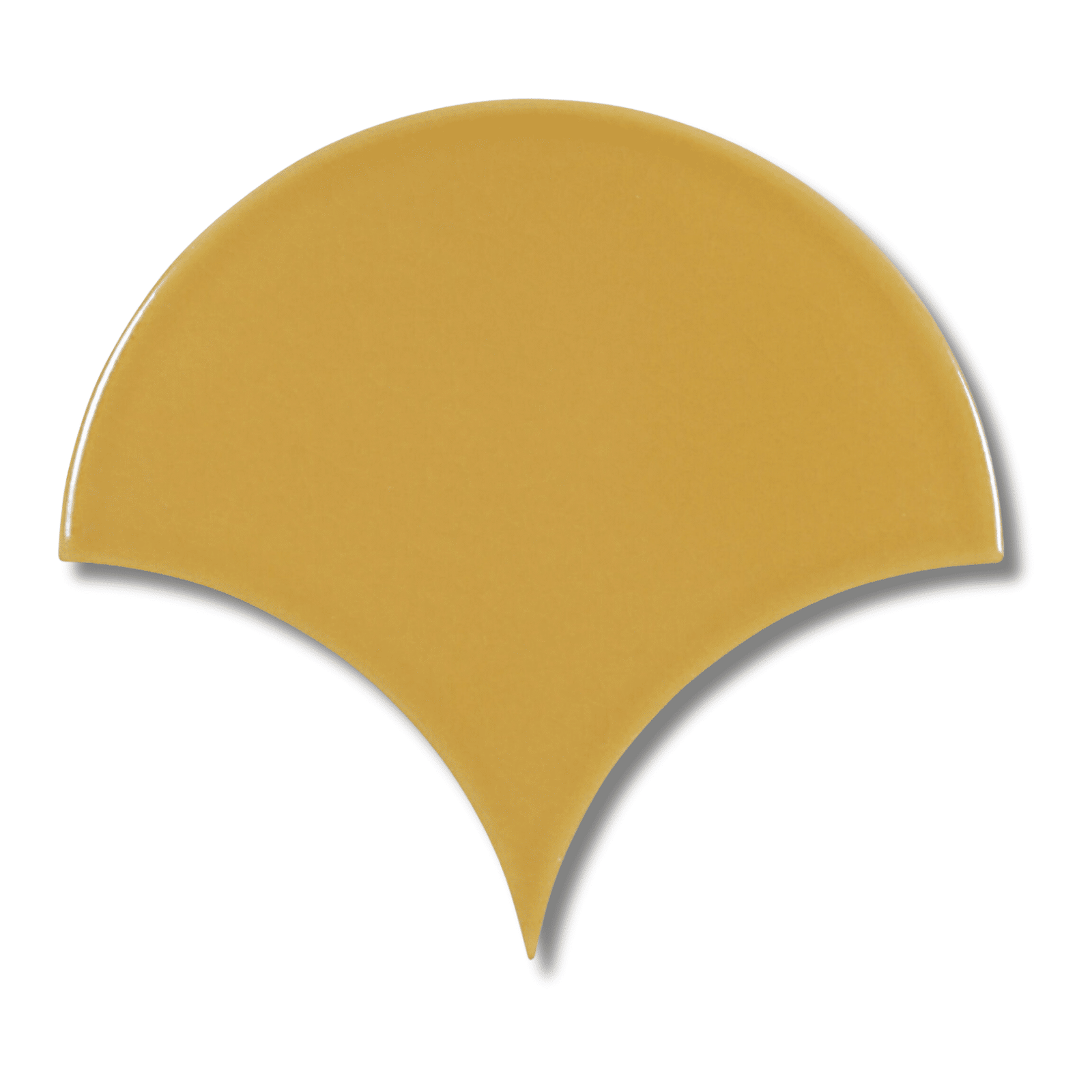 ESCAMAS DYNAMIC Mostaza glossy tiles