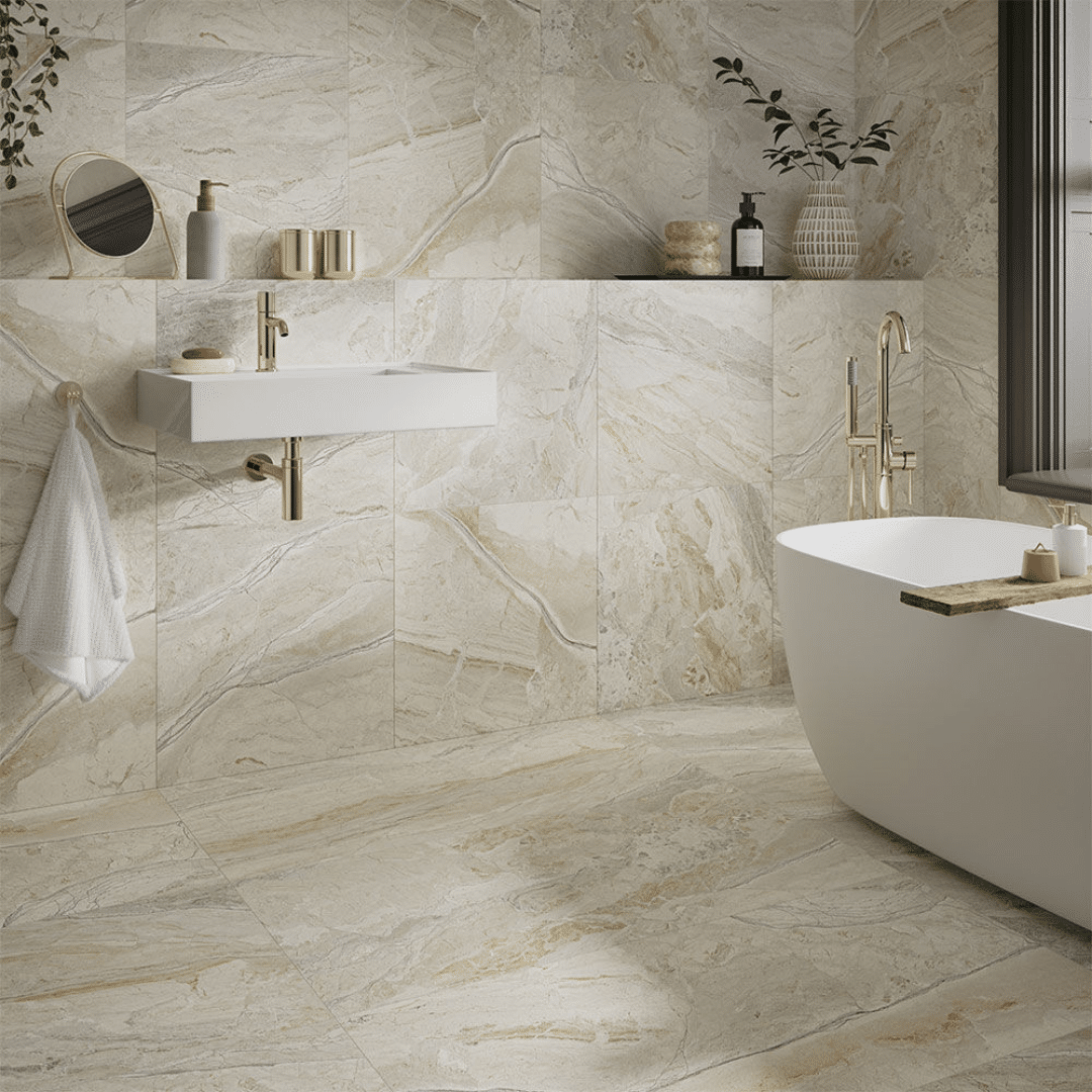 Earthsong natural matt porcelain tiles for wall and floors