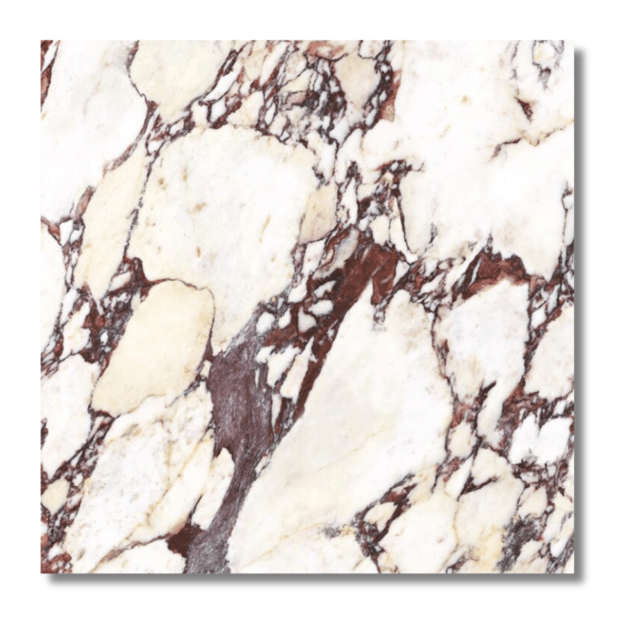 Energy Calacatta Viola white marble effect porcelain tiles