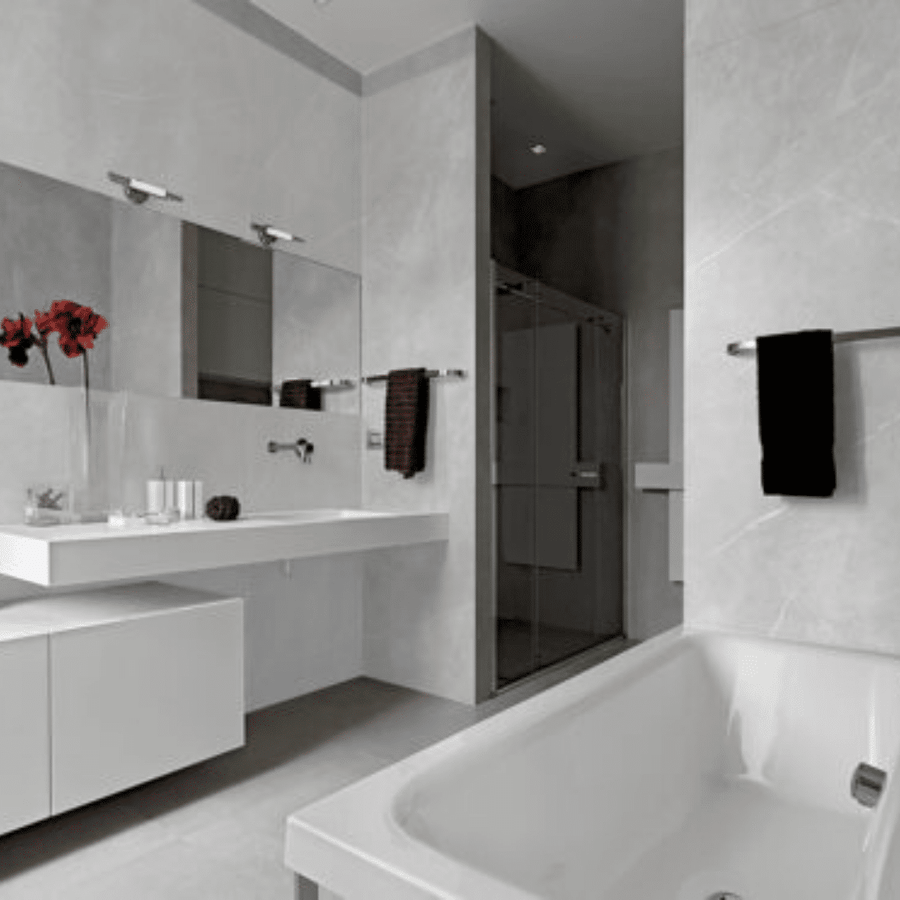 Elegant Energy Stone Pietragrey White matt porcelain tiles