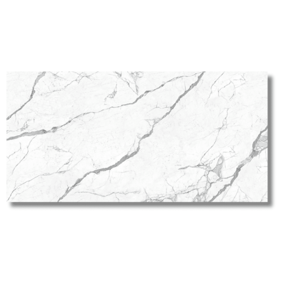 Energy Stone Superiore Statuario white porcelain wall tiles