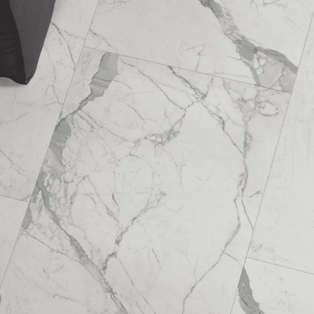 Energy Stone Superiore Statuario marble effect tiles design