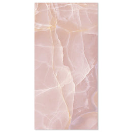 Ethereal Onyx Rose Pink 600x1200 Polished Onyx Effect Porcelain Tile - Main