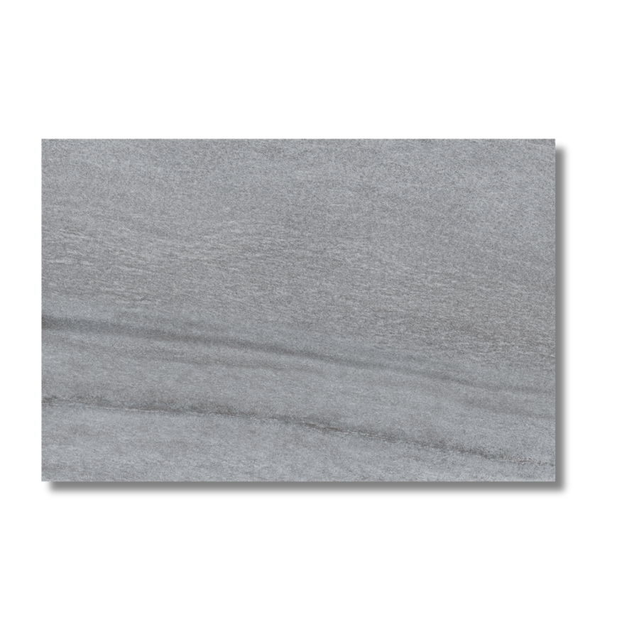 Garden pathway with grey porcelain stone effect tiles