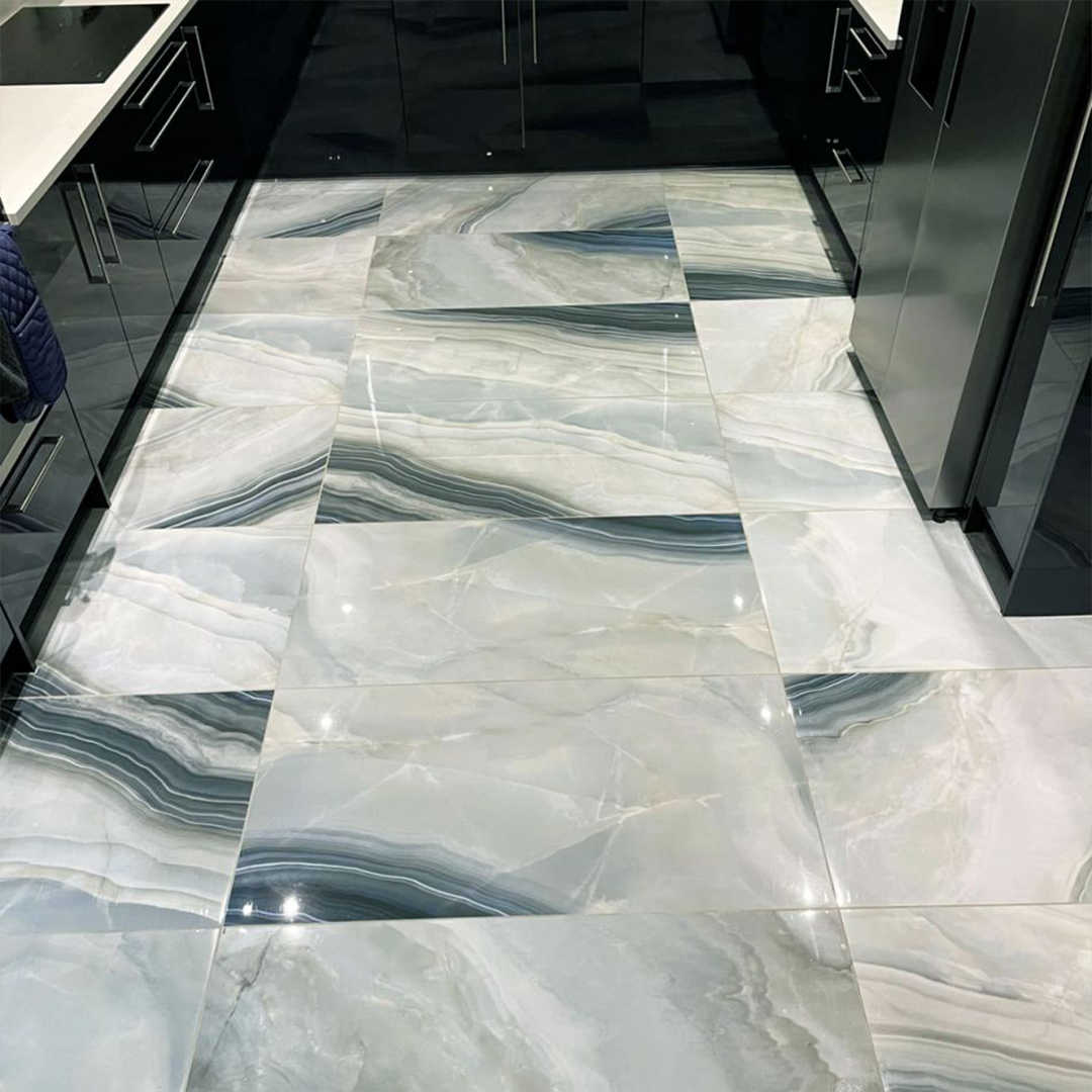 Exotic Onyx Blue Polished