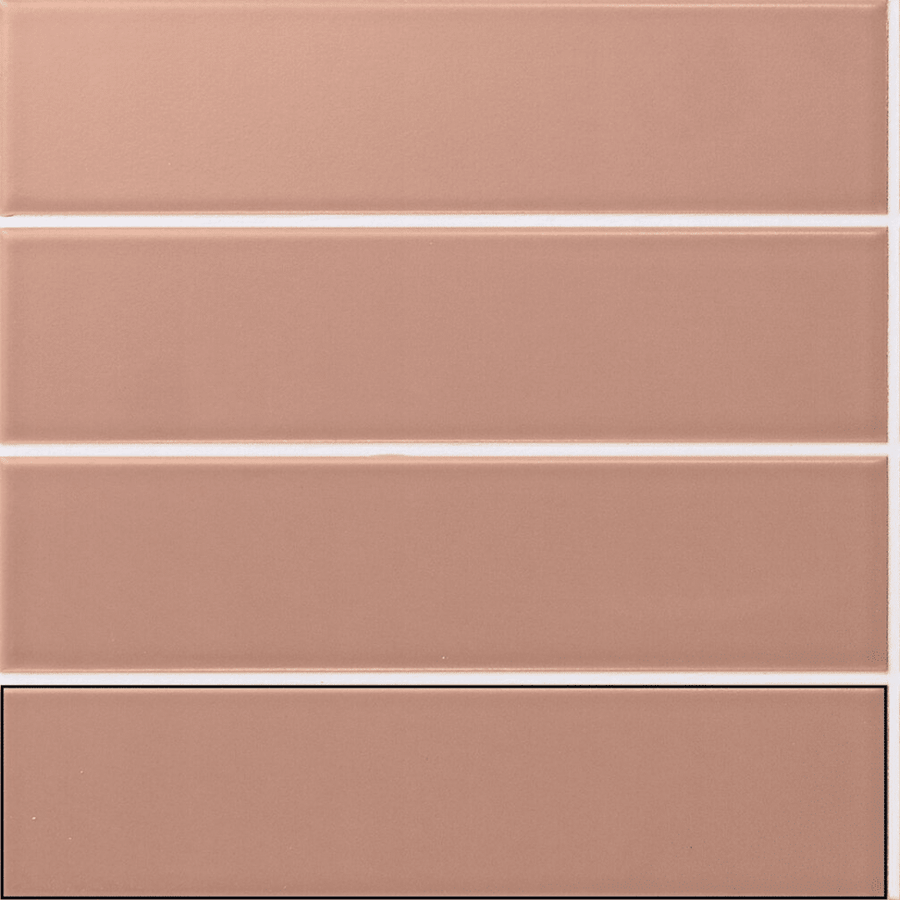 Warm earthy Flatto Terracotta ceramic decor tiles