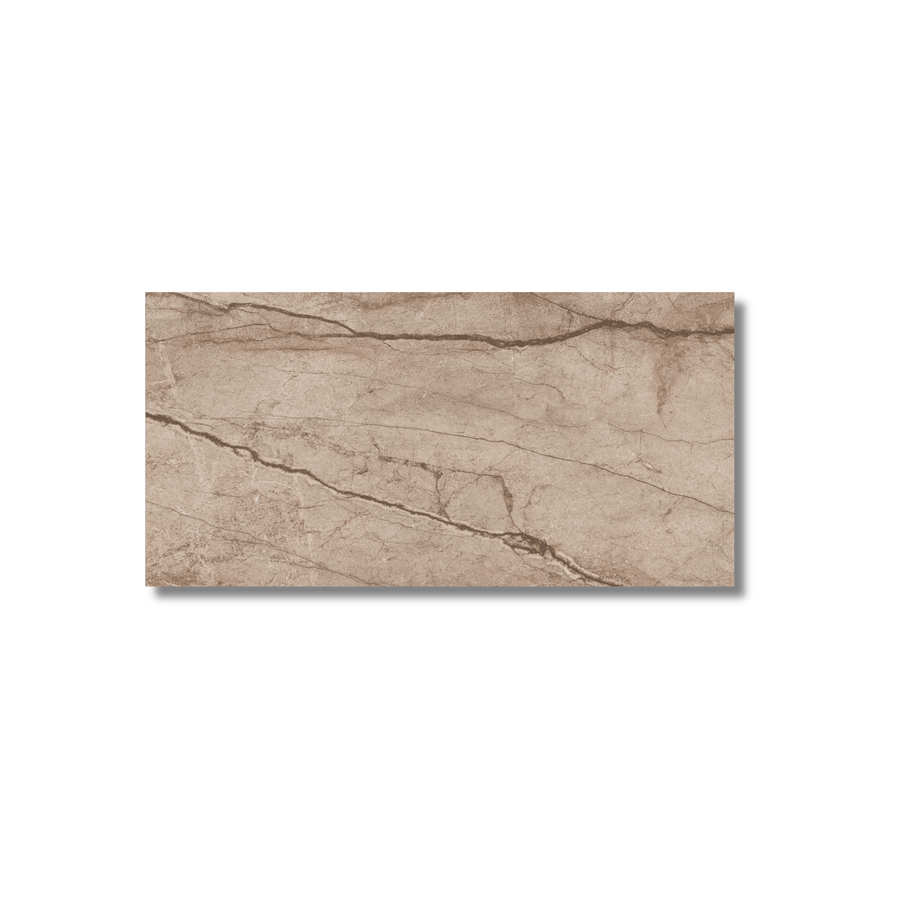 Forest Brown polished floor porcelain tile