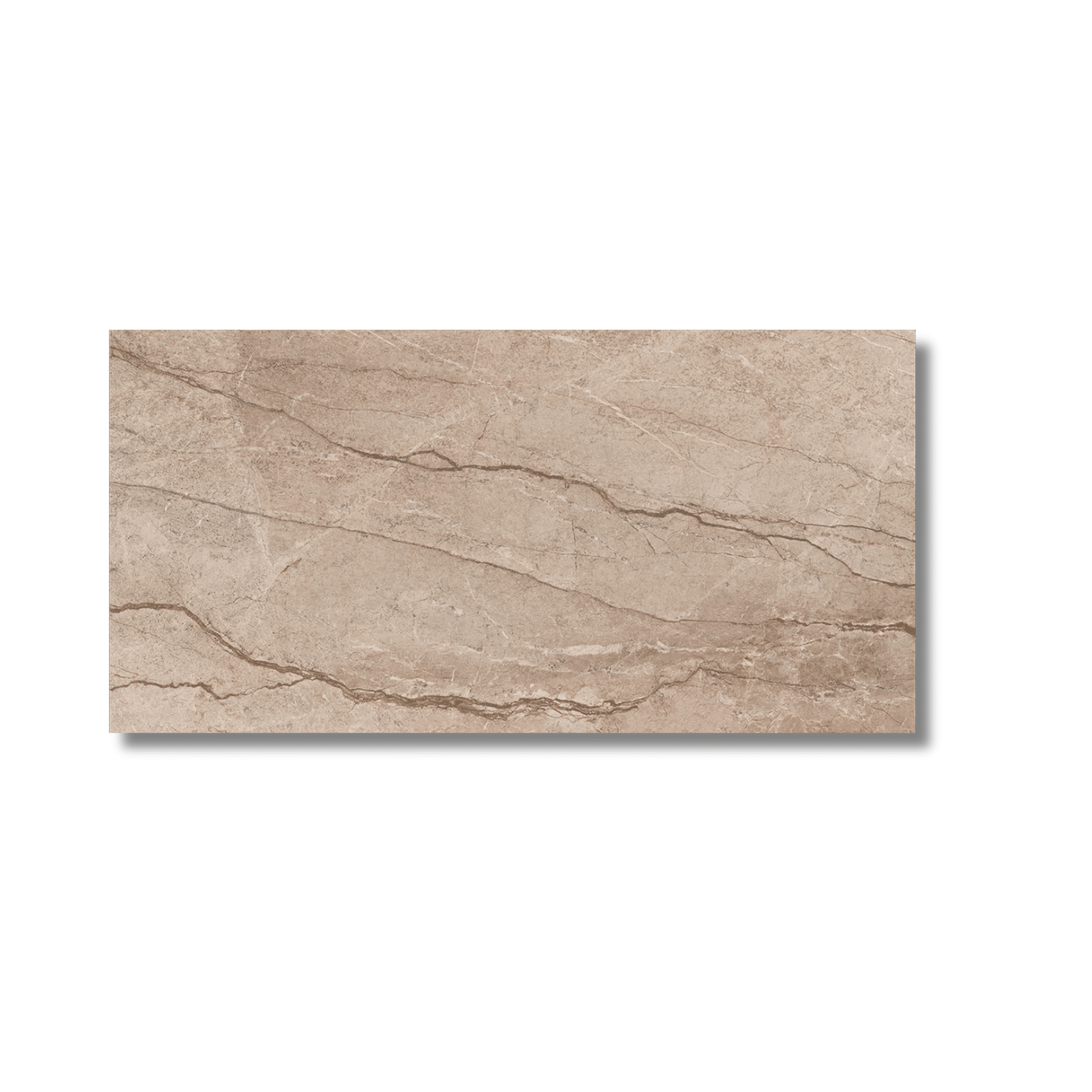 Large format Forest Brown matt tile