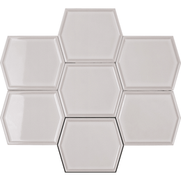 Glossy decorative pink tiles