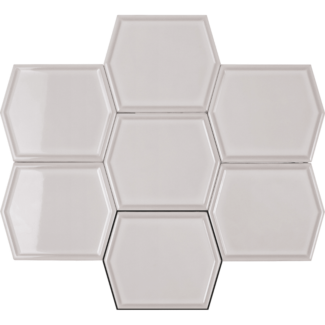 Glossy decorative pink tiles