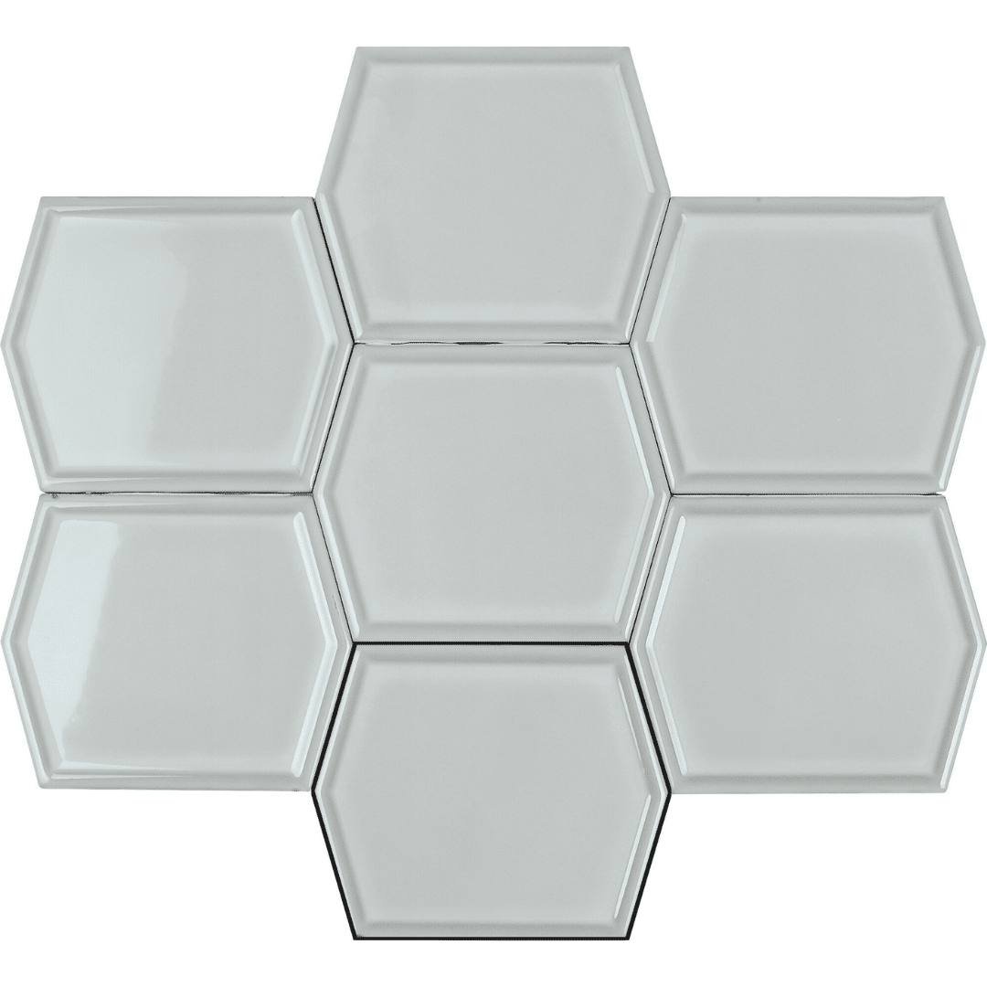 Glossy decorative turquoise tiles