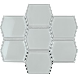 Glossy decorative turquoise tiles