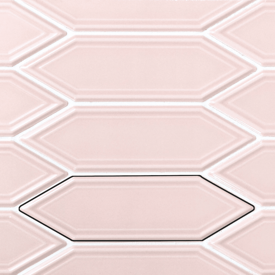 Metallic aqua effect tiles