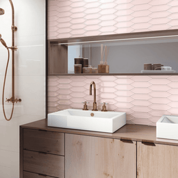 Glossy ceramic aqua tiles