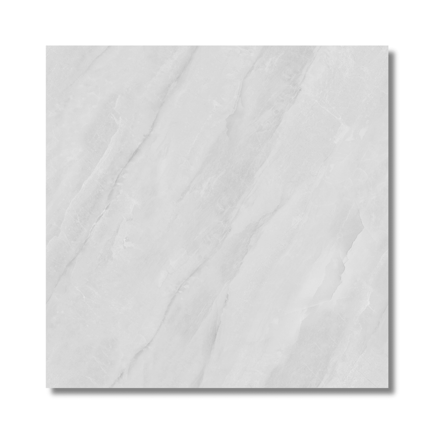 Graphite Veins glossy porcelain floor tile