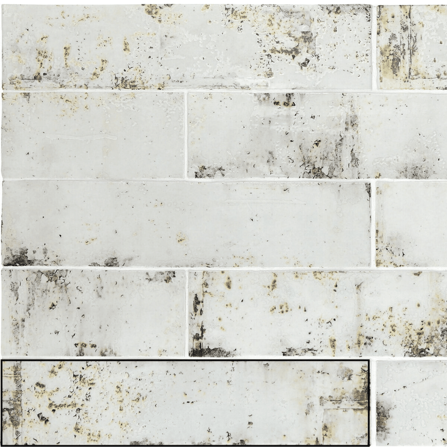 Gloss and matt finish tiles