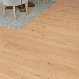 Brigsteer Natural Oak Engineered Wood Flooring in a room setting