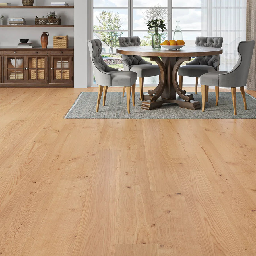 Brigsteer Natural Oak Engineered Wood Flooring in a room setting