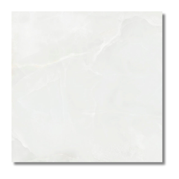 Garner White polished porcelain stone effect tiles