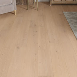 Inglemere Natural Oak Engineered Wood Flooring in a room setting