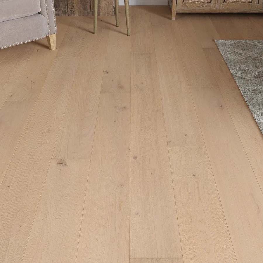 Inglemere Natural Oak Engineered Wood Flooring in a room setting