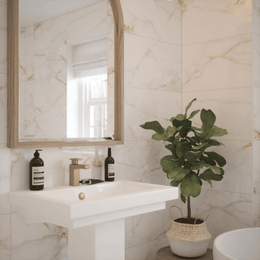 Bright Goldman Gloss ceramic stone effect tiles