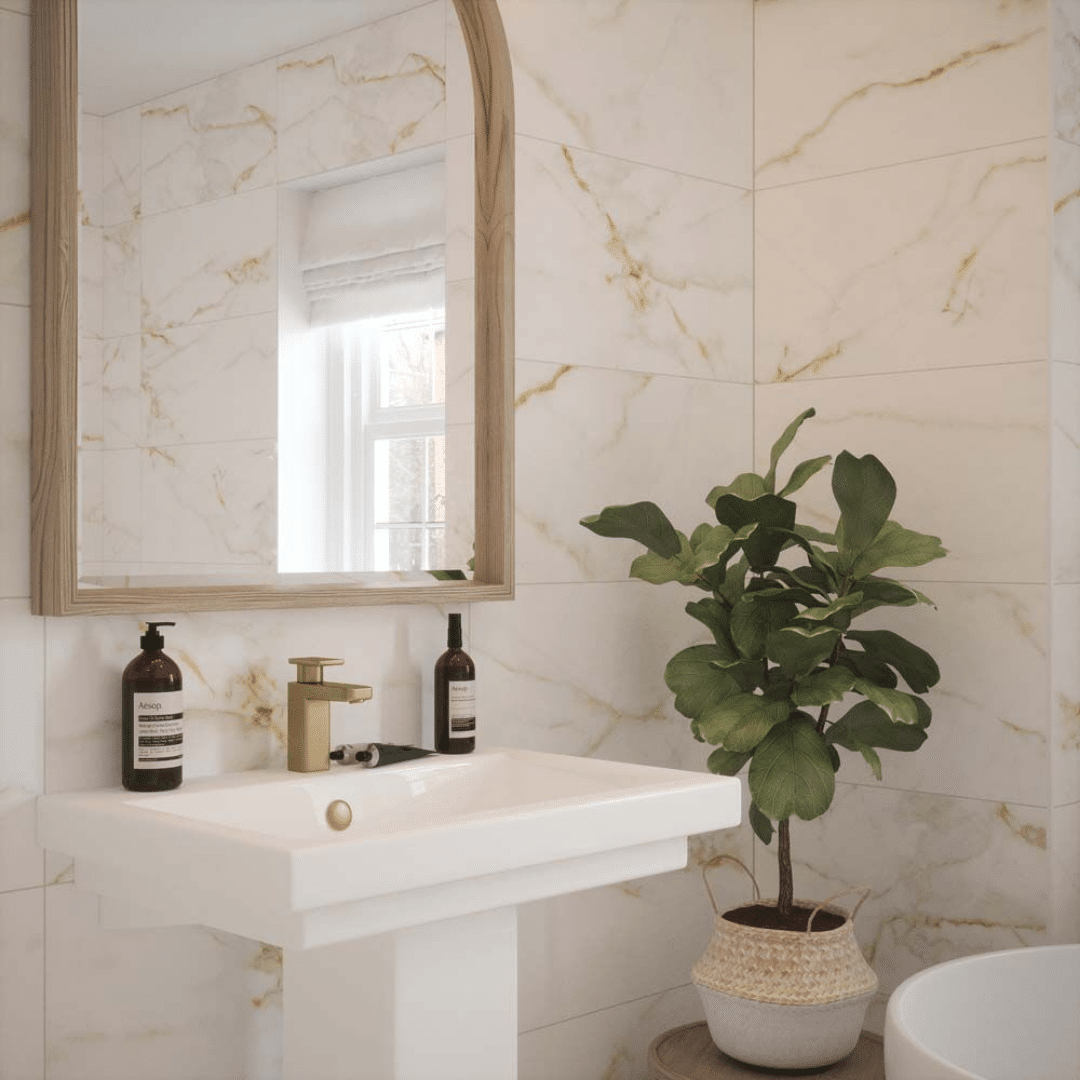 Goldman Matt stone effect wall and floor finish