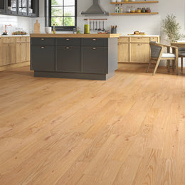 Larchfield Natural Oak Engineered Wood Flooring in a room setting