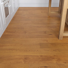 Stonebrook Golden Oak Engineered Wood Flooring in a room setting