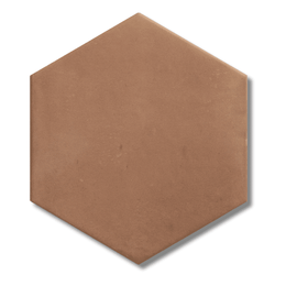 Fayenza Hexagon Clay Salmon ceramic tiles