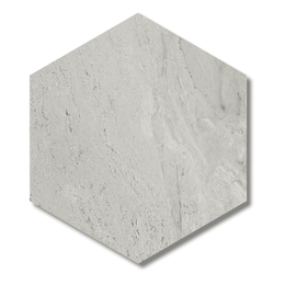 Veyrona Hexagon Grey matt porcelain decor tiles