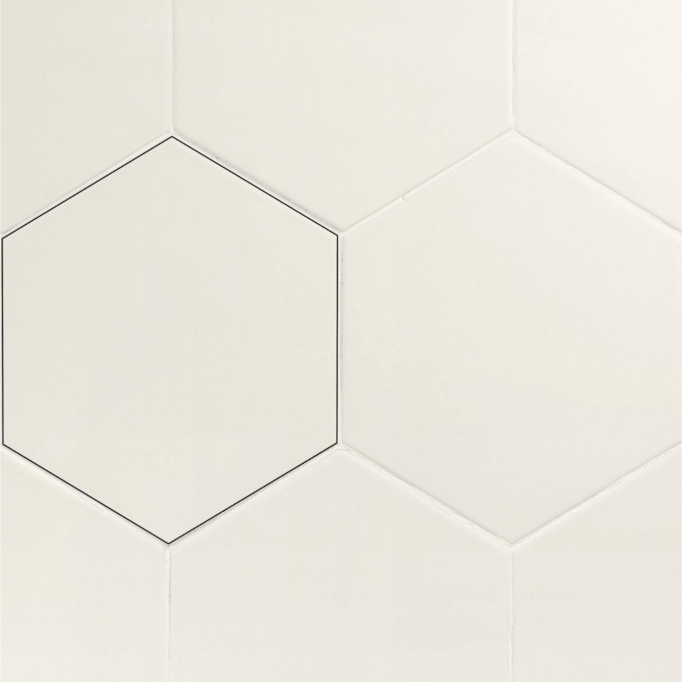 Matt decorative white tiles