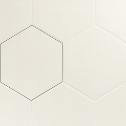 Matt decorative white tiles