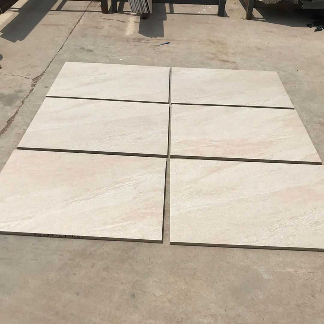 Horizon Cream 600X600 Outdoor Tile - Real 2
