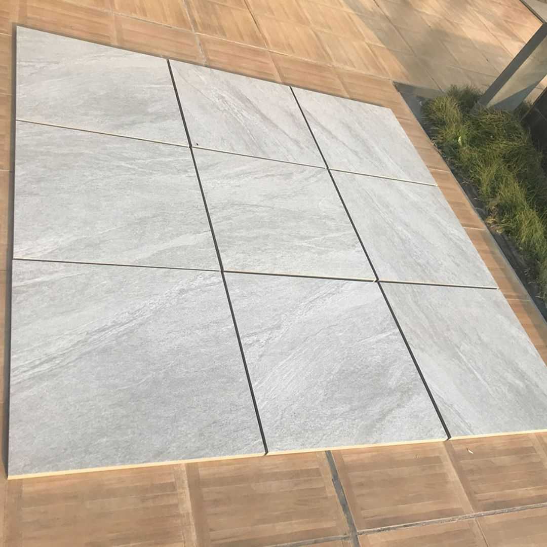 Horizon Light Grey 600X900 Outdoor Tile - Real 4